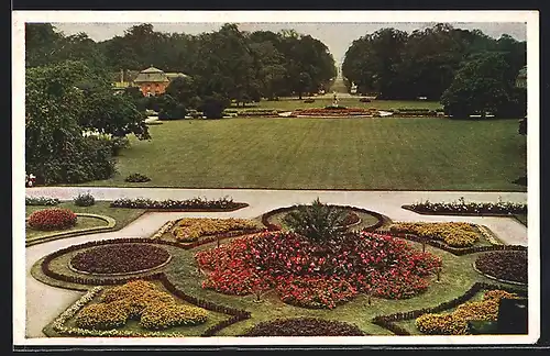 AK Dresden, Hauptansicht im Grossen Garten