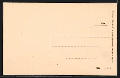 AK Weimar, Schillerhaus im Sonnenschein