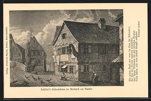 AK Marbach, Friedrich Schiller`s Geburtshaus