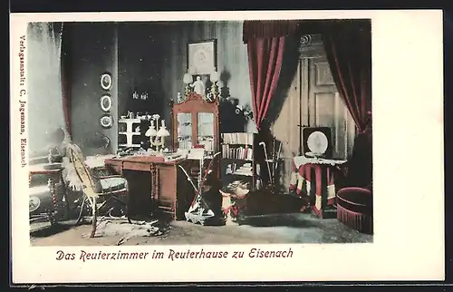 AK Eisenach, Reuterzimmer im Reuterhaus