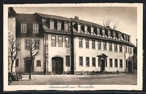 AK Weimar, Goethe-Nationalmuseum am Frauenplan