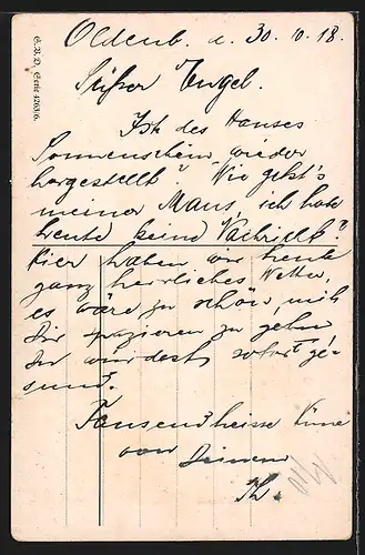 Künstler-AK Alfred Mailick: Des Hauses Sonnenschein, Fräulein mit Hund