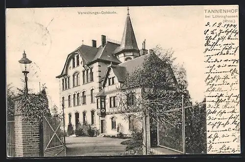 AK Lüttringhausen /Rhld., Tannenhof, Verwaltungsgebäude