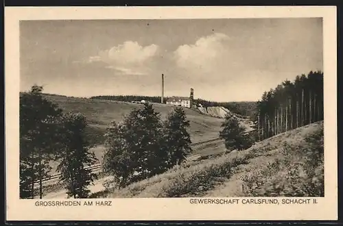 AK Grossrhüden am Harz, Gewerkschaft Carlsfund, Schacht II., Salzbergwerk