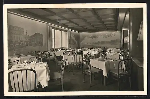 AK Frankfurt a. M., Hotel Frankfurter Hof, Innenansicht