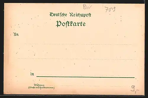 Lithographie Kappelrodeck, Handlung von August Rolk, Totalansicht