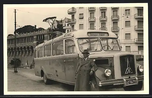 Foto-AK Magirus-Deutz Bus Rudolf Möbus und Söhne aus Ludwigsburg