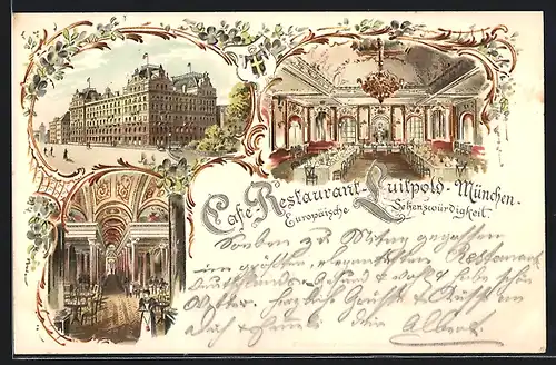 Lithographie München, Café-Restaurant Luitpold
