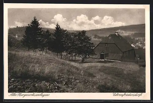 AK Ehrenfriedersdorf, Alte Bergwerkanlagen