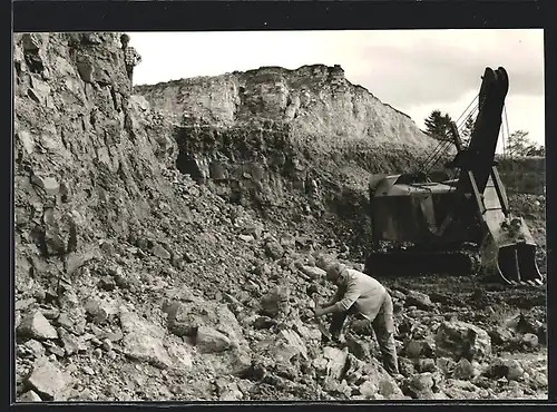 Foto-AK Sengenthal /Neumarkt, Steinbruch Winnberg ca. 1965