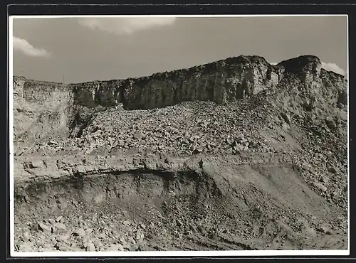 Foto-AK Sengenthal /Neumarkt, Blick auf Steinbruch Winnberg ca. 1965