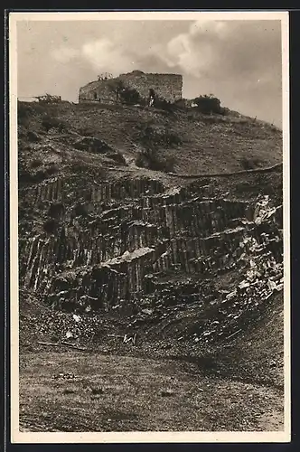 AK Marburg, Die Basaltbrücke des Frauenberges