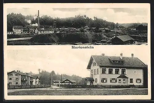 AK Marienstein, Kohlebergwerk, Ortspartie