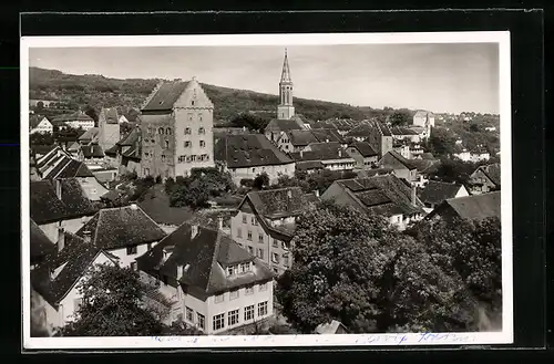 AK Markdorf in Baden, Totalansicht mit der Kirche