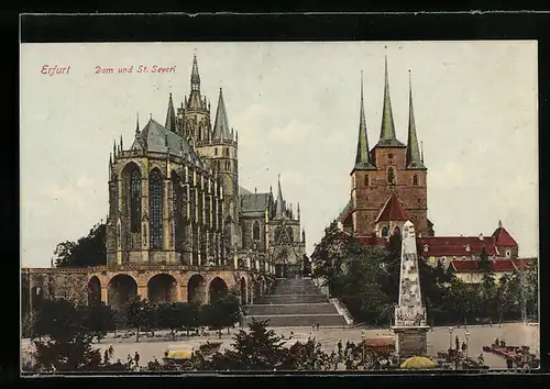 AK Erfurt, Dom und St. Severi Kirche