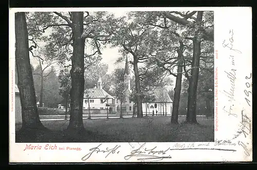 AK Maria Eich b. Planegg, Motiv mit Kirche