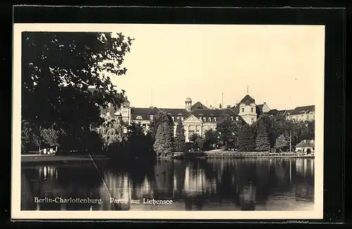 AK Berlin-Charlottenburg, Partie am Lietzensee