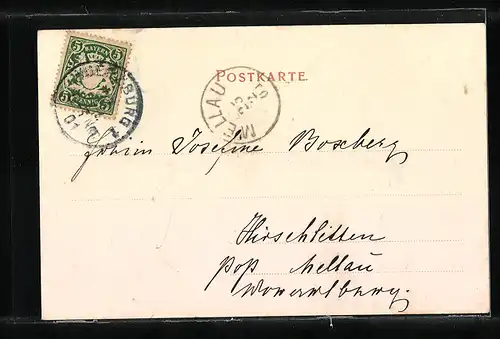 AK Würzburg, das alte Festungstor