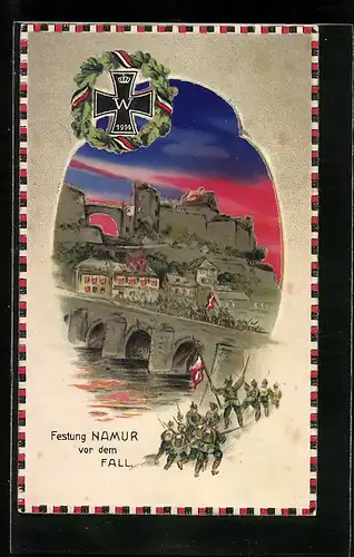 AK Festung Namur vor dem Fall, Eisernes Kreuz
