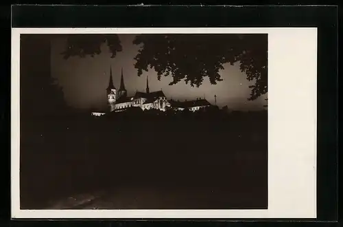 AK Bamberg, Michaelskiche im Flutlicht