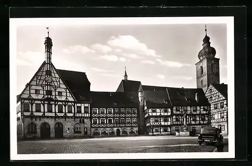AK Forchheim in Ofr., vor dem Rathaus