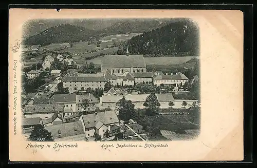 AK Neuberg, Kaiserl. Jagdschloss und Stiftsgebäude