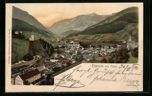 AK Eisenerz, Gesamtansicht von Osten