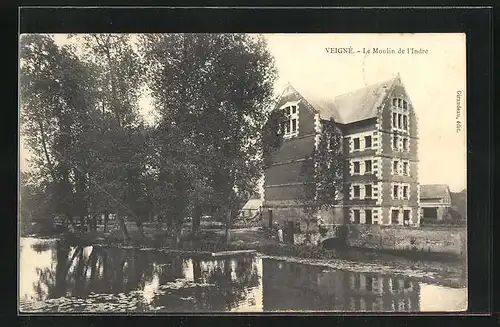 AK Veigné, le Moulin de l'Indre