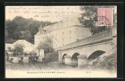 AK Artennes, les Moulins