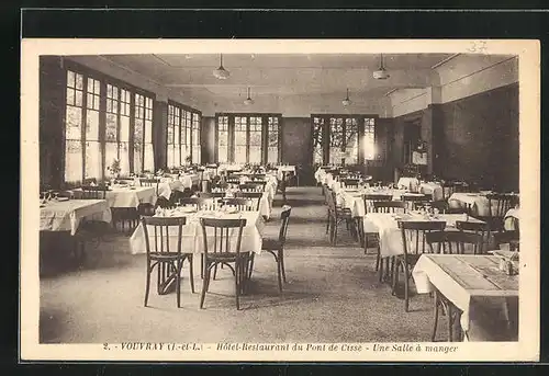 AK Vouvray, Hotel-Restaurant du Pont de Cisse, Une Salle à Manger