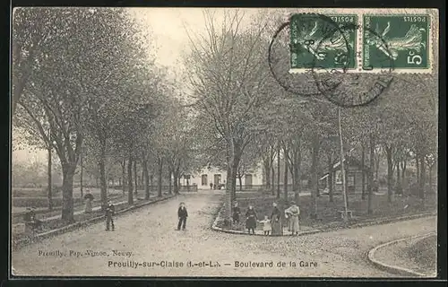 AK Preuilly-sur-Claise, Boulevard de la Gare