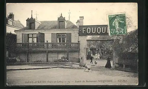 AK Saint-Avertin, Entrée du Restaurant Fouqueux