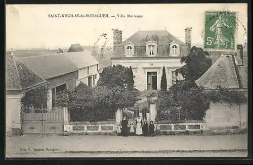 AK Saint-Nicolas-de-Bourgueil, Villa Marianne
