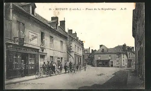 AK Reugny, Place de la République