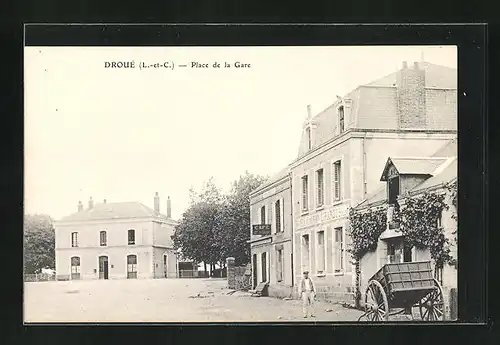 AK Droué, Place de la Gare