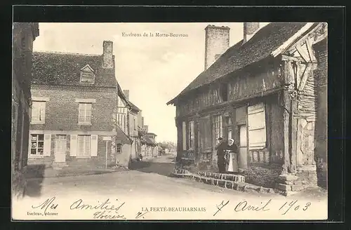 AK La Ferté-Beauharnais, Une Rue