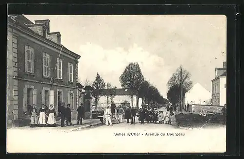 AK Selles-sur-Cher, Avenue du Bourgeau