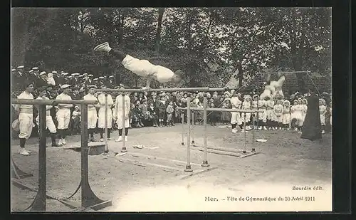 AK Mer, Fete de Gymnastique 1911