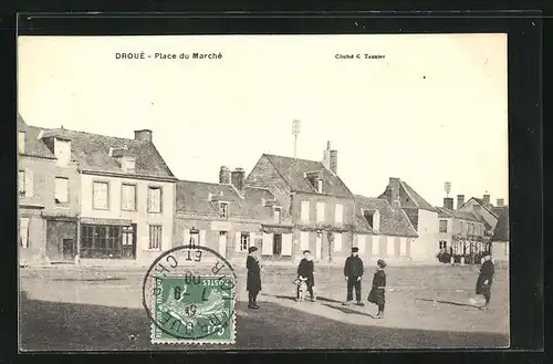 AK Droué, Place du Marché