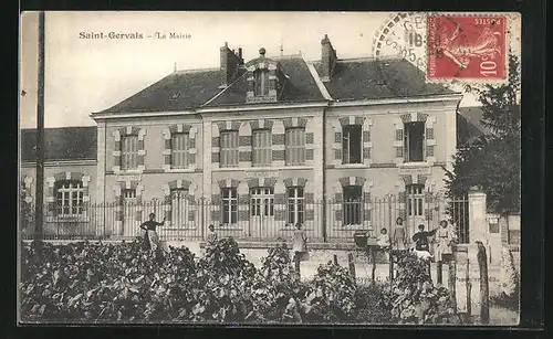 AK Saint-Gervais, la Mairie