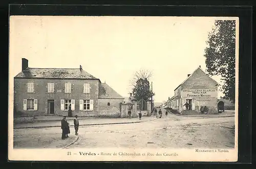 AK Verdes, Route de Chateaudun et Rue des Courtils