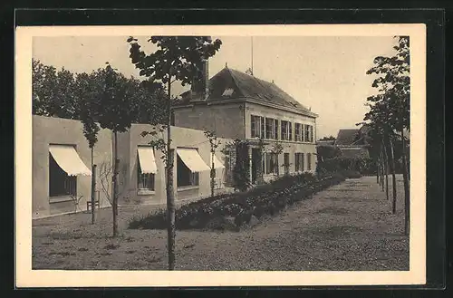 AK Saint-Dyé-sur-Loire, Hotel de la Plage, Vue du jardin