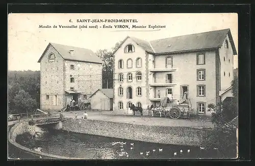 AK Saint-Jean-Froidmentel, Moulin de Vernouillet, Emile Viron