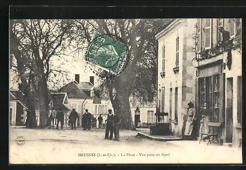 AK Meusnes, la Place, Vue prise du Nord