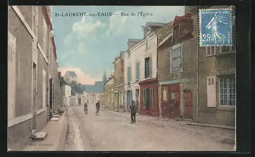 AK Saint-Laurent-des Eaux, Rue de l'Eglise