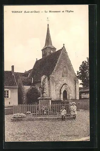 AK Ternay, le Monument et l'Eglise