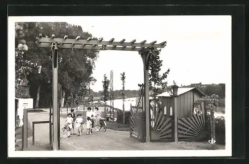 AK St-Aignan-sur-Cher, L`Entrée de la Plage