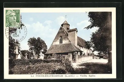 AK La Ferté-Beauharnais, Vieille Eglise