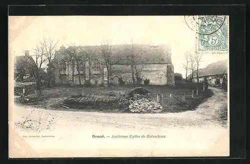 AK Droué, Ancienne Eglise de Boisseleau