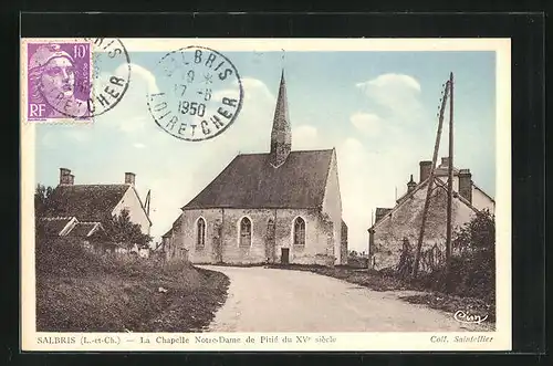 AK Salbris, La Chapelle Notre-Dame de Pitié du XVe siècle